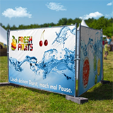 Design construction fence advertising online yourself