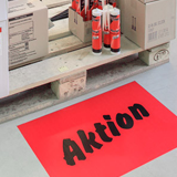 Design floor film in landscape format