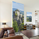 Design a portrait-format photo wallpaper with your desired motif