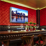 Design Q-Frame LED light box yourself - company advertising for indoor use