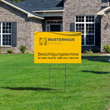 Design rectangular garden signs & online purchase