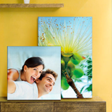 Order square canvas posters in a wooden stretcher frame