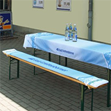 Design and order beer bench pads - print padded seat cushions