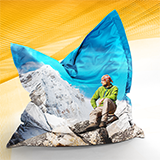 print square bean bag (double-sided)