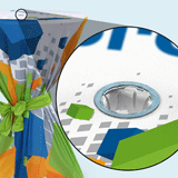 Equip bar table covers with parasol hole