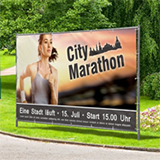 Construction site advertising - print banners for construction fences & scaffolding online