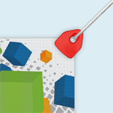 Order double-sided printed advertising banners with clamp eyelets Mini