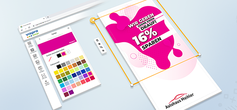 Online design with design tool