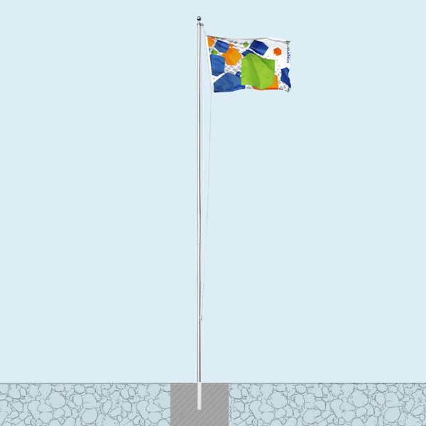 Economy Flagpole