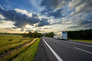 Advertising Material Bus Travel