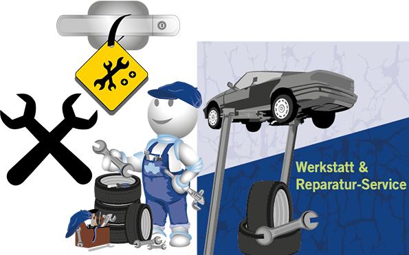 Auto Workshop Cliparts