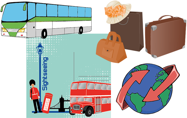 Bus Tours Cliparts