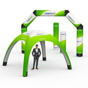 Inflatable advertising material 
