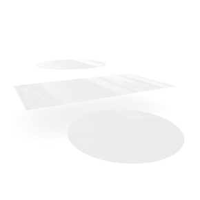 Protective plates without printing