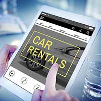 Promotional materials for car rental companies