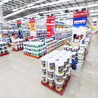 Promotional materials for DIY stores