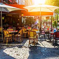 Promotional materials for cafés