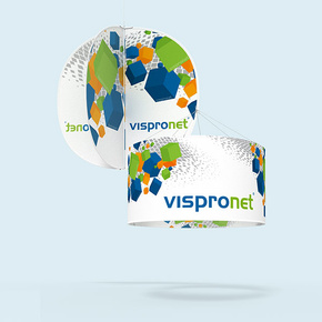 Ceiling hanger with Glass fibre rods (GRP)