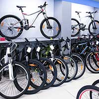 Promotional materials for bicycle shops