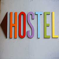 Promotional materials for youth hostels