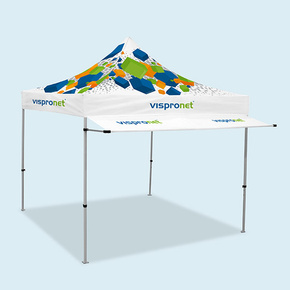 Canopy for Basic & Select pop-up tents, with print