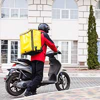 Promotional materials for courier services