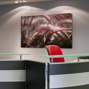 Poster on photo canvas