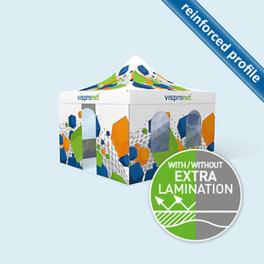 4 x 4 m - with / without walls & print