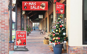 Promotional items for Christmas