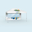 1 wall with 1 panorama window, width 4,5 m