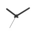 hour, minute and alarm hands, black