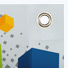 Cut all-around, reinforced edges, metal eyelets ø 10 mm, distance ca. 25 cm