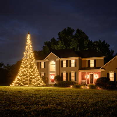 Christmas tree for 6 m flagpole, Fairybell®