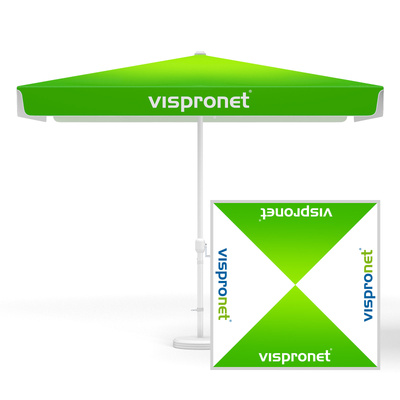 Parasol with crank, square