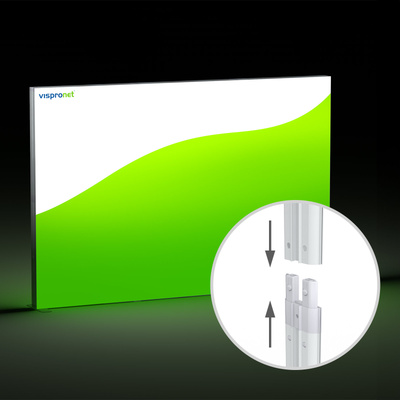 Exhibition wall Lightbox Flex