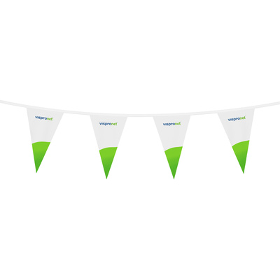 Bunting with pennants