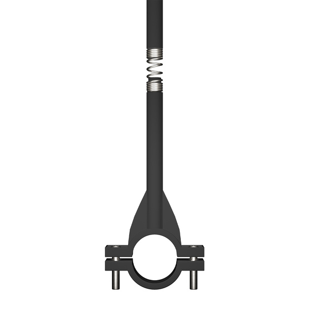 Flag holder, detail of mounting ring