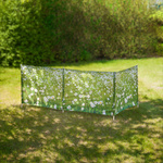 Mobile wind and privacy screen, width 300 cm