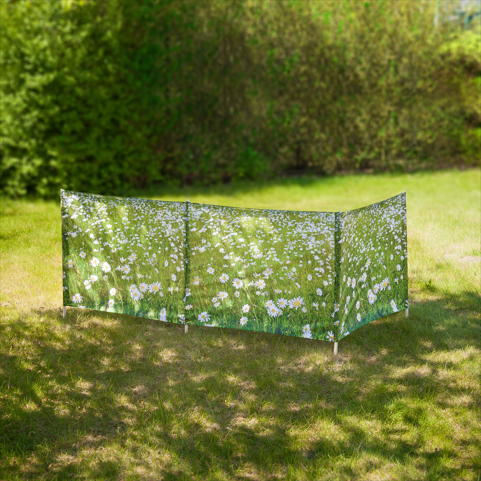 Mobile wind and privacy screen, width 300 cm