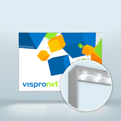 Lightbox Q-Frame® LED - Landscape, profile 120 mm