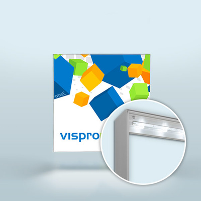 Lightbox Q-Frame® LED - Square, profile 120 mm