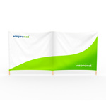 Mobile wind and privacy screen, width 200 cm