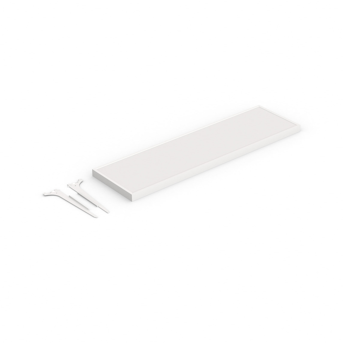 Lieferumfang: Prospektablage 85 cm / Schlitzprofil