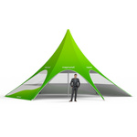 Star tent with 4 walls: 4 walls with panorama windows