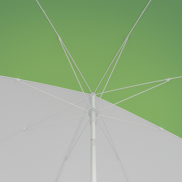 Parasol / Small umbrella ø 180 cm, view from below