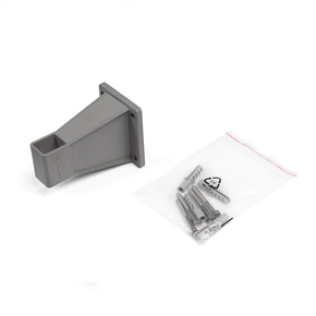 Wall bracket for side awning, silver gray