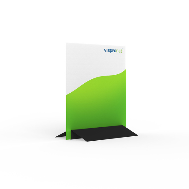 Rigid foam board with 2 clamp stands