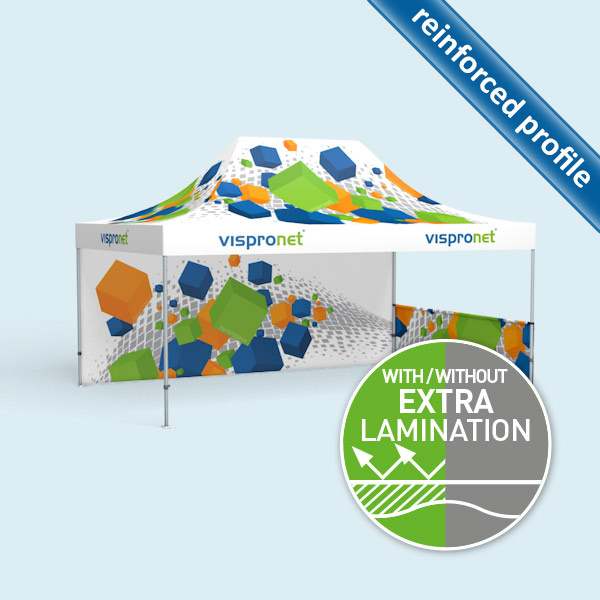 Pop Up Premium 4 x 6 m with 2 printed walls