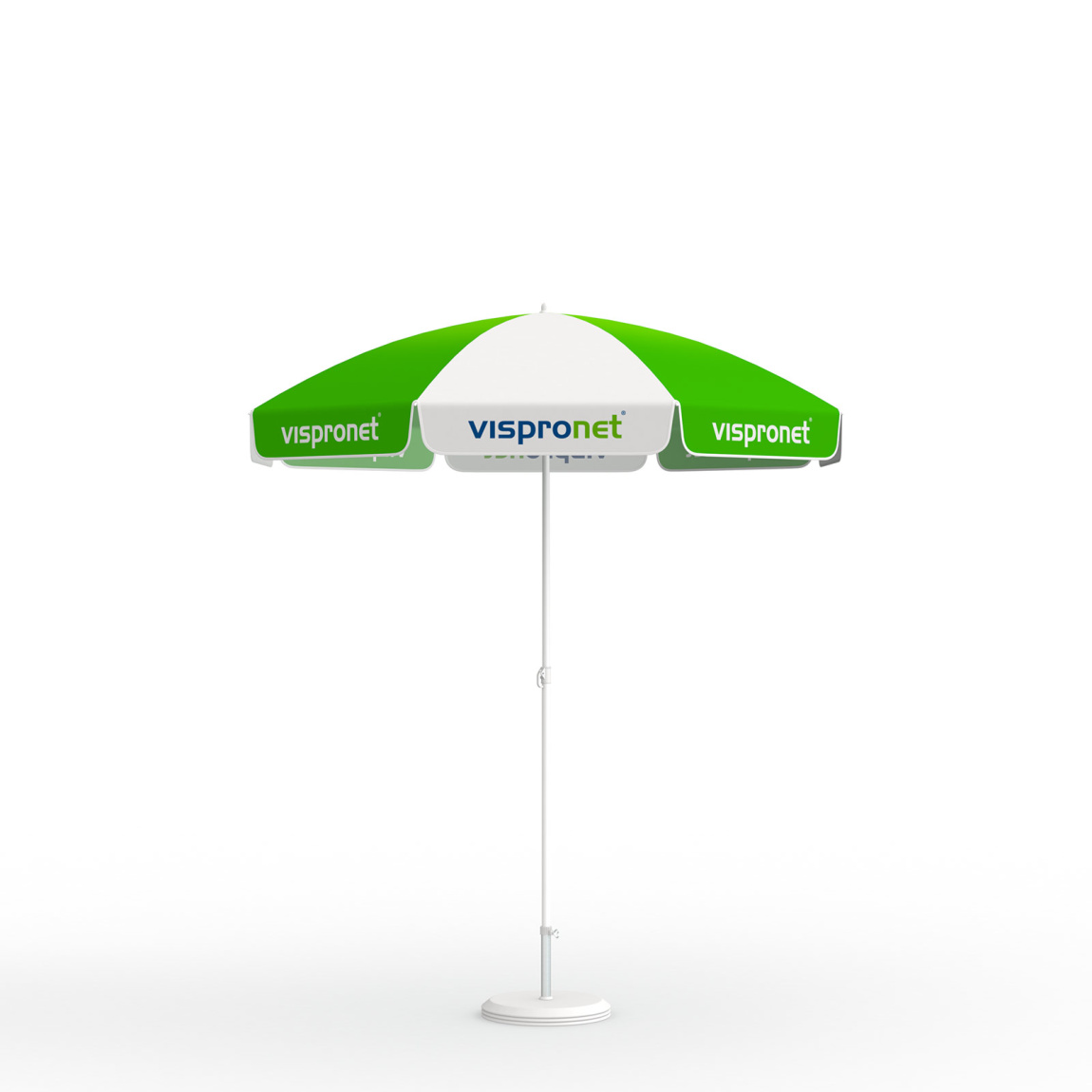 Small umbrella ø 200 cm including concrete base Concrete base ø 45 cm/20 kg for tube ø 25 mm