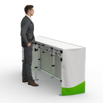 Aluminum Folding Table with Band - Backside, Folding Table: 250x55 cm